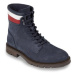 Tommy Hilfiger Outdoorová obuv Corporate Hilfiger Nubuck Boot FM0FM04801 Modrá