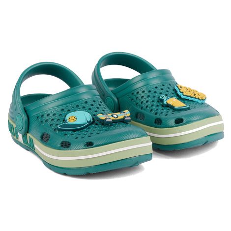 Coqui Lindo Detské sandále 6423 Jungle Green/Linden Green