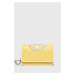 Kožená kabelka Tory Burch žltá farba