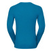 Odlo L/S CREW NECK GOD JUL PRINT Pánske funkčné tričko, modrá, veľkosť