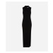 Šaty Karl Lagerfeld Jeans Klj Knitted Long Slvless Dress Black