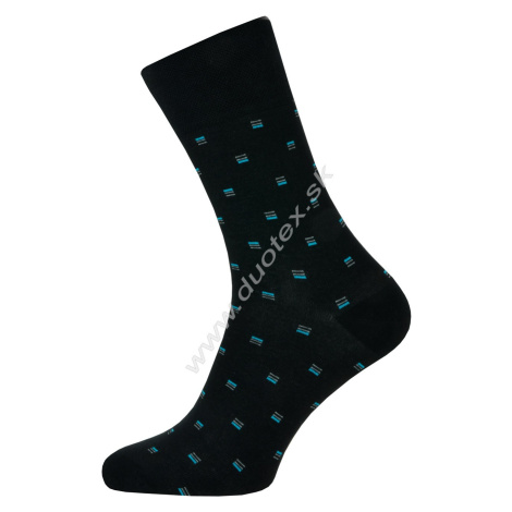 STEVEN Pánske ponožky Steven-056-194 HC194-čierna