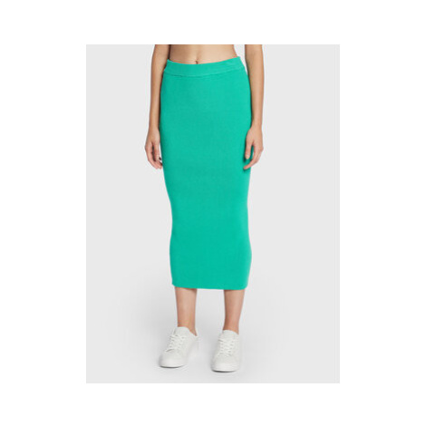 Glamorous Puzdrová sukňa CK5872 Zelená Slim Fit