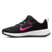 NIKE-Revolution 6 PSV black/pink foam/hyper pink Čierna