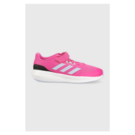 Detské tenisky adidas RUNFALCON 3. EL K ružová farba
