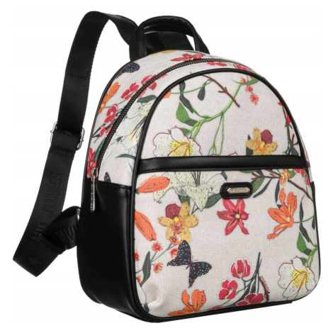 Dámsky mestský ruksak s kvetinovým vzorom - David Jones