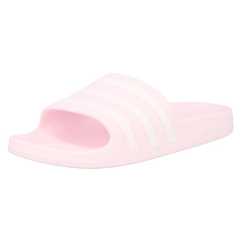 ADIDAS SPORTSWEAR Plážové / kúpacie topánky 'Adilette Aqua'  pastelovo ružová / biela