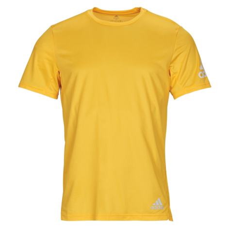 adidas  RUN IT TEE M  Tričká s krátkym rukávom Žltá