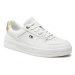 Tommy Hilfiger Sneakersy Essential Basket Sneaker Gold FW0FW08076 Écru