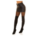 Sexy Highwaist faux leather Miniskirt with belt black