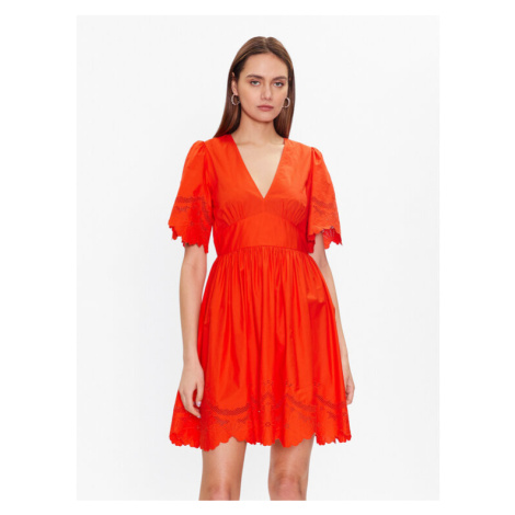 TWINSET Letné šaty 231TT2301 Oranžová Regular Fit