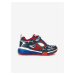 Red and Blue Boys Sneakers Geox Bayonyc - Boys