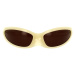 Balenciaga  Occhiali da Sole  Skin Cat BB0251S 003  Slnečné okuliare Žltá