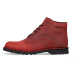 Vasky Hillside Waterproof Red - Dámske kožené členkové topánky červené, ručná výroba jesenné / z