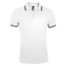 SOĽS Pasadena Pánske polo triko SL00577 White / Navy