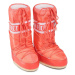 Dievčenské vysoké zimné topánky MOON BOOT Icon Nylon Jr coral