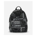 Batoh Karl Lagerfeld Jeans Urban Nylon Backpack Aop Bandana Black