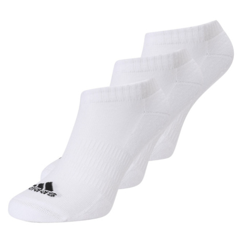 ADIDAS SPORTSWEAR Športové ponožky 'Cushioned -cut 3 Pairs'  čierna / biela
