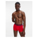 Sada dvoch pánskych boxeriek v červenej a čiernej farbe Calvin Klein