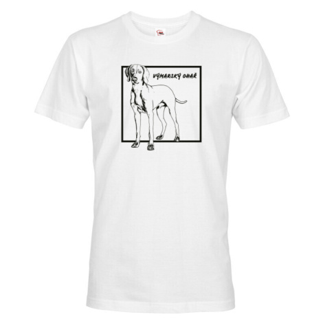 Pánské tričko pre milovníkov psov s potlačou Weimarský stavač - skvelý darček