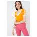 Tričko adidas Originals Adicolor HC2029-BORANG, dámske, oranžová farba,