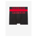 Sada dvoch pánskych boxeriek v červenej a čiernej farbe Calvin Klein