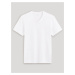 Biele pánske basic tričko Celio Debasev