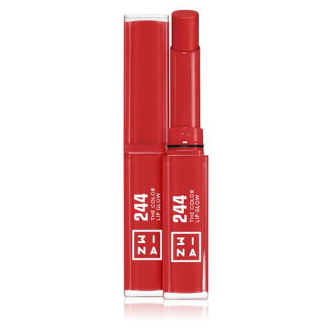 3INA The Color Lip Glow hydratačný rúž s leskom odtieň 254 - Red pink
