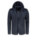 Ombre Clothing Men's casual hooded blazer jacket M156