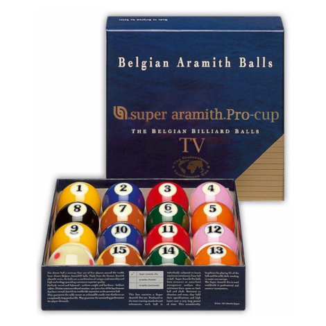 Aramith Pool Super Pro Cup TV 57,2 mm sada