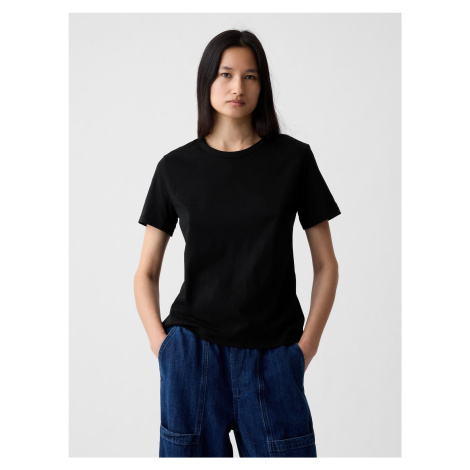 GAP Tričko organic vintage Čierna