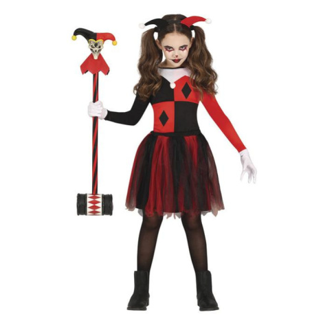 Guirca Kostým Harley Quinn klaun 3-4 roky