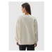 Pánska mikina 4F SWEATSHIRT-WAW24TSWSU1313-11S-OFF WHITE