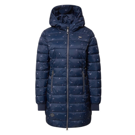 Ragwear Zimný kabát 'Tiasa'  námornícka modrá / mätová / svetloružová