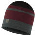 Vínovo-sivá čiapka Buff Merino Move Beanie 1302219991000