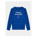 Tommy Hilfiger Mikina Logo KB0KB08713 D Modrá Regular Fit