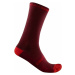 Castelli Superleggera T 18 Sock Bordeaux S/M Cyklo ponožky