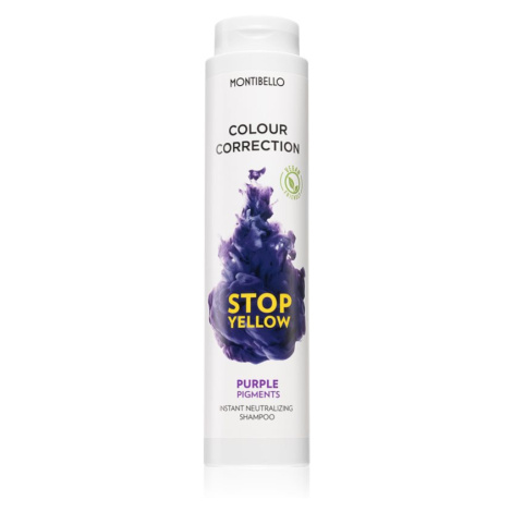 Montibello Colour Correction Stop Yellow šampón pre zosvetlené a blond vlasy neutralizujúci žlté