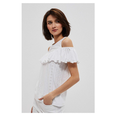 Cold blouse with ruffles Moodo