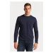 TRIČKO GANT REG TONAL SHIELD LS T-SHIRT EVENING BLUE