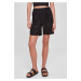 Women's Linen Mixed Shorts - Black