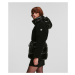 Bunda Karl Lagerfeld Shearling Mix Down Jacket Black