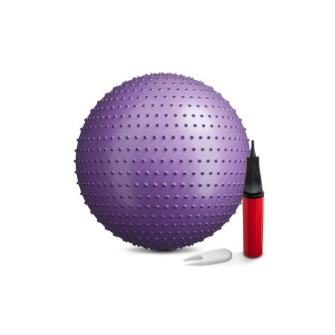 Gymnastická lopta s výčnelkami 65cm fialová