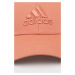 Bavlnená šiltovka adidas Performance oranžová farba, s nášivkou
