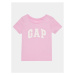 Gap Tričko 862123-00 Ružová Regular Fit