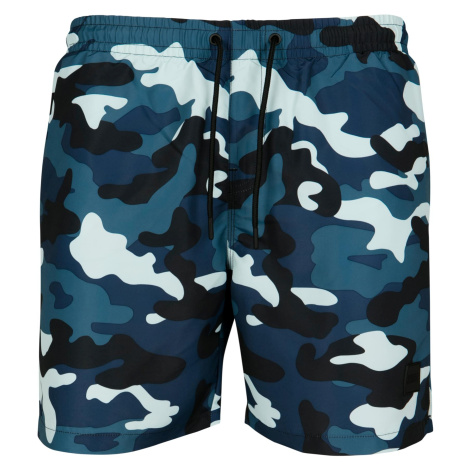 Men's Camo Swimsuit Blue Urban Classics