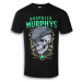 Tričko metal KINGS ROAD Dropkick Murphys Skelly Skull Čierna