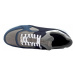 EKN Footwear Nízke tenisky 'Larch'  námornícka modrá / tmavomodrá / sivobéžová / tmavosivá / bie