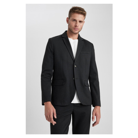 DEFACTO Modern Fit Jacket Collar Button Closure Blazer Jacket