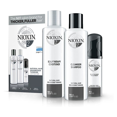 Sada pre silne rednúce prírodné vlasy Nioxin System 2 Trial Kit No.2 (81537205) + darček zadarmo